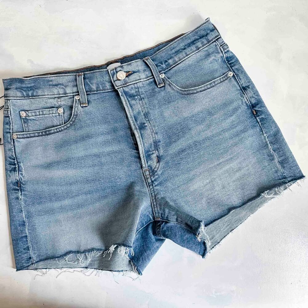 NWT Edwin Cai Cut-off Short in Color: Collins Size 32